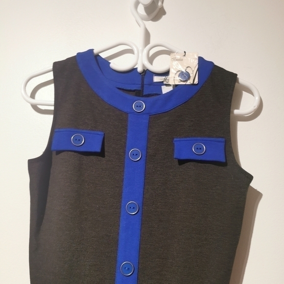 New with tags Amelia small gray blue blazer dress - Picture 6 of 12